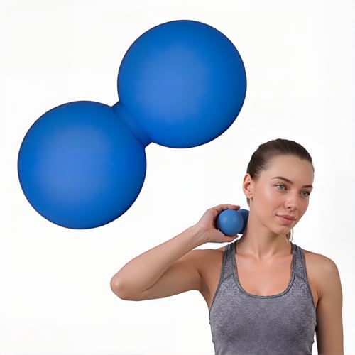 Peanut Massage Ball for Myofascial Release, Silicone Massager