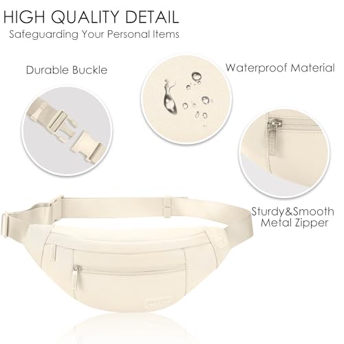 Small Aprocot Cross Body Bag Fashion Shoulder Fanny Pack for Women - color: Apricot