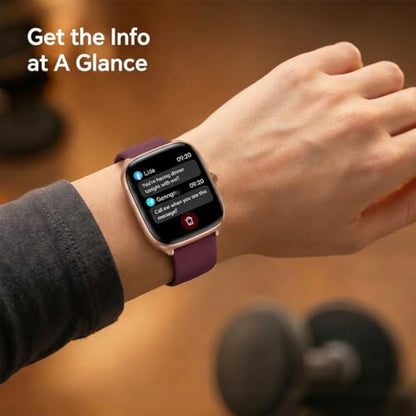 Smart Watches for Women Men[3 Bands], 1.75" HD AMOLED Fitness Tracker Watch - color: Purple