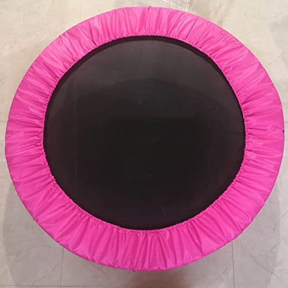 Trampoline Spring Cover 40 Inch Replacement Safety Pad for Mini Trampoline 3 Layer Protect Tear-Resistant Oxford Cloth Easy to Install Replacement for Home, Gym - color: pink