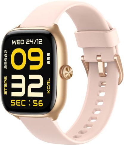 Quican Smart Watch for Women(Answer/Call), AMOLED Fitness Watch for Women - color: Pink
