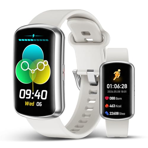 Smart Watch Fitness Trackers for Women Men, 24/7 Health Activity Monitor - color: Gray