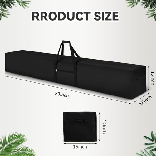 1 Pcs 83 x 16 x 12, 260 L Versatile Large Duffle Bag, Black - color: Black, size: 83 x 16 x 12 Inch, 260 L