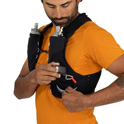 Osprey Duro LT Men's Running Hydration Vest with Hydraulics Soft Flasks - color: Black, size: Medium