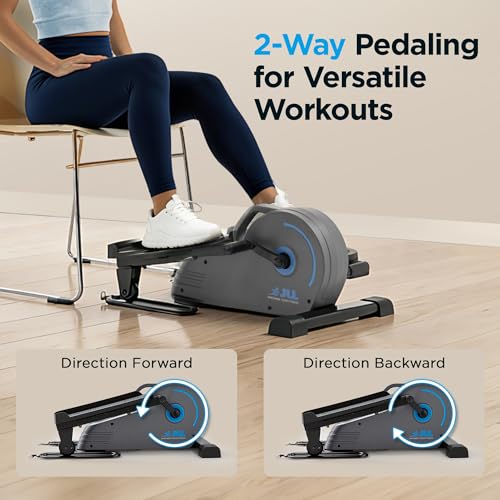 JLL Mini Smart Megnetic Elliptical Machine with SunnyFit App for Home