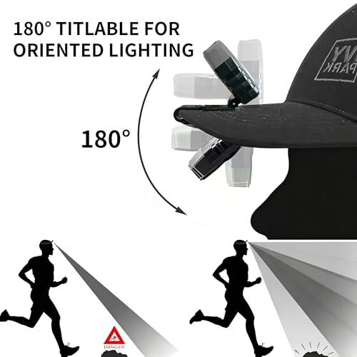 LHOTSE Rechargeable LED Hat Clip Light - color: Gray