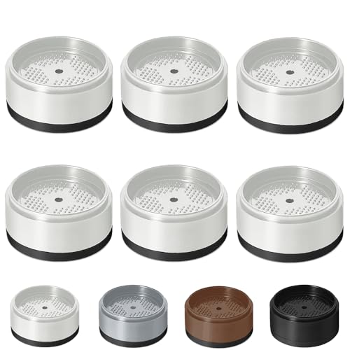 Bed Risers 1 inch, 2 inch, 3 inch, 4 inch Heavy Duty, Adjustable Furniture Riser for Table Desk Couch Sofa Chair Refrigerator Washing Machine, Stackable Bed Raisers Blocks (White 6 Pack, 1 inch) - color: White 6 Pack, size: 1 Inch