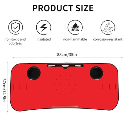 Universal Treadmill Desk Attachment Laptop Holder, Red - color: Red