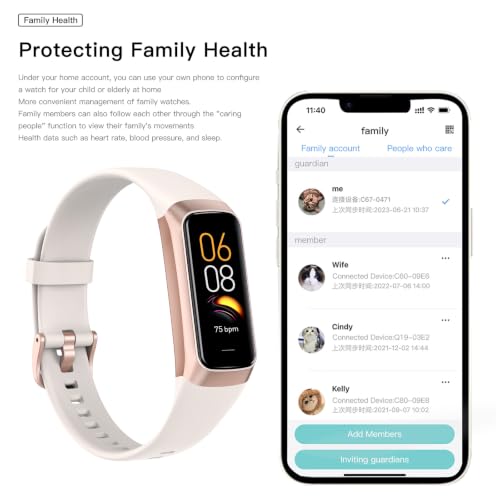 Fitness Smart Watch 1.10 Inch AMOLED HD Screen, 25 Sport Modes, 5ATM Waterproof, Heart Rate Blood Pressure Sleep Tracker, Magnetic Charging Smart Bracelet for Men Women(White) - color: White