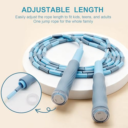 8 Pack Beaded Jump Rope for Kids