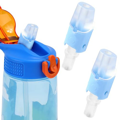 2pcs Bite Valve Replacement for Zak Designs Water Bottle, Water Bottle Mouthpiece BPA Free Silicone Spout Replacement Lid for 15/15.5/16/19/25/27oz