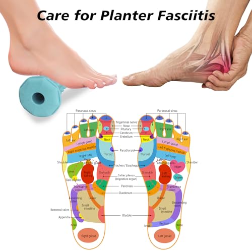 Green Foot Massager Roller for Plantar Fasciitis, Arch Heel Pain Relief - color: 1-piece Green