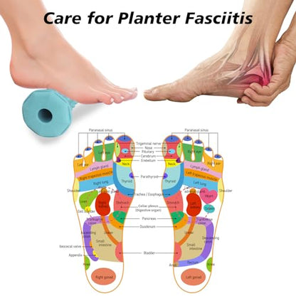 Green Foot Massager Roller for Plantar Fasciitis, Arch Heel Pain Relief - color: 1-piece Green