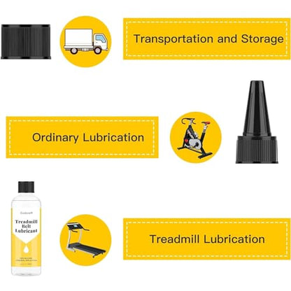 100% Silicone Lube 4oz for Treadmill Belt Lubrication, Easy Apply - size: 118ml