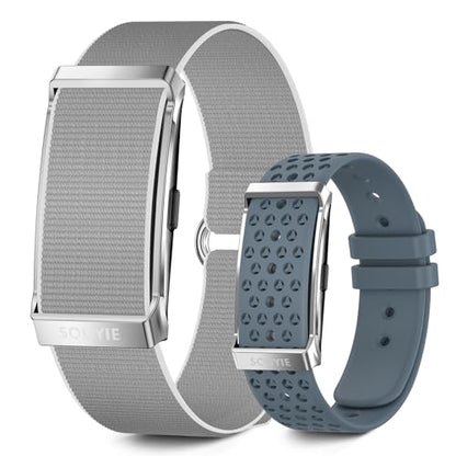 SOUYIE Smart Bracelet for Men Women, 24/7 Health Activity Fitness Trackers - color: Gray