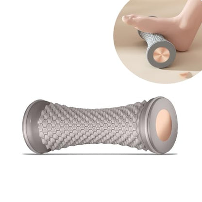 Foot Massage Roller Manual Trainer for Relieve Plantar Fasciitis Heel & Foot Arch Pain and Deep Tissue Massage Multi-Functional Feet Massages Trigger Point Therapy Reflexology Tool Gray - color: Gray