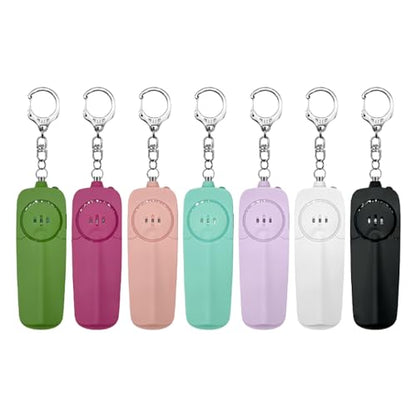 Safesound Personal Alarm - 130dB Self Defense Rechargeable Security Keychain for Women Girls Kids Elderly (White, 1)