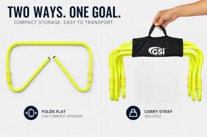 GSi Dual Height Hurdles for Soccer Speed and Agility Training
