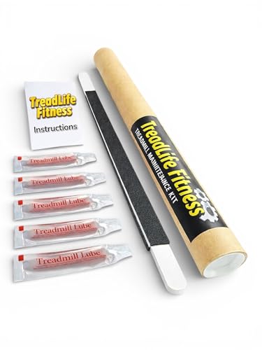 TreadLife Fitness Treadmill Maintenance Kit | 5 Applications of Treadmill Lubricant for Belt | 100% Silicone Lube | Extra Wide TruLube Applicator Wand | Directions Included - size: Trulube 5 Applications Kit