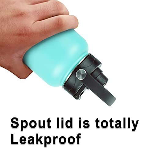 Wide Mouth Twist Lid with Flexible Handle Compatible with Hydro Flask 12/16/18/20/32/40/64 Oz, Fits Simple Modern, Takeya, Iron Flask and Most Wide Mouth Water Bottles (Black, 2 Pack) - style: Classic-2 Pack