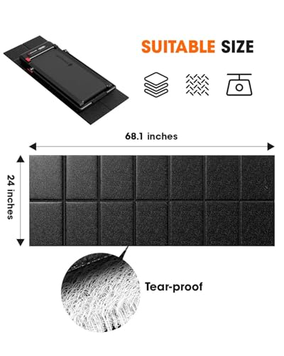 Stepwaver Walking Pad Mat for Carpet Floor - 68"x24", 0.2"