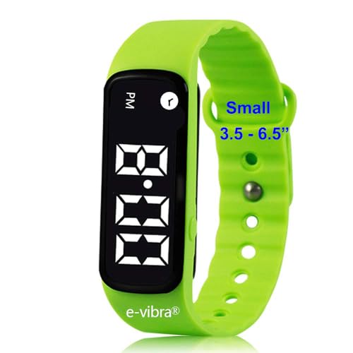 8 Alarm Vibrating Alarm Watch Medical Reminder Watch - with Timer and 8 Daily Alarms (Green - Small) - color: Green