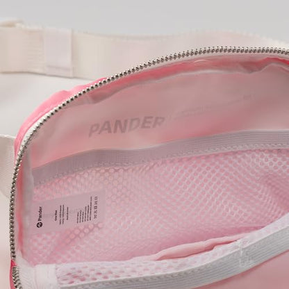 Pander Crossbody Belt Bag for Women and Men, Travel and Everyday Use - color: Cloud Pink
