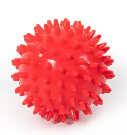 Massage Balls for Feet, Back, Hands, Muscles- Firm Medium, and Soft Spiked Massagers for Plantar Fascitis, Exercise, Neuro-Balance, Physical Therapy, 9cm/7.5cm/6.5cm