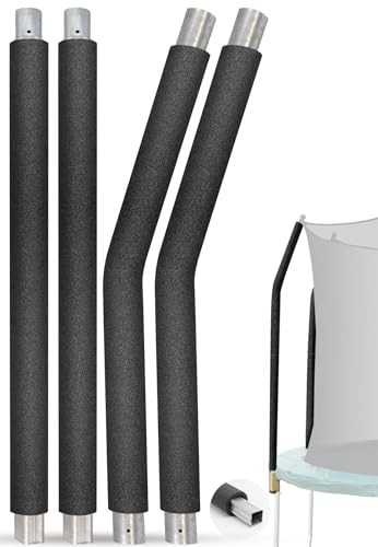Trampoline Poles Replacement for Skywalker Or Jumpzylla Trampoline Net - style: For Skywalker 4135&4077-2xUpper+2xLower Tube