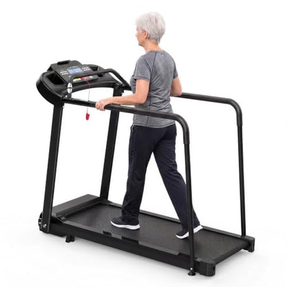 Lastforever Treadmill for Home with Extended Handrails & Senior Friendly