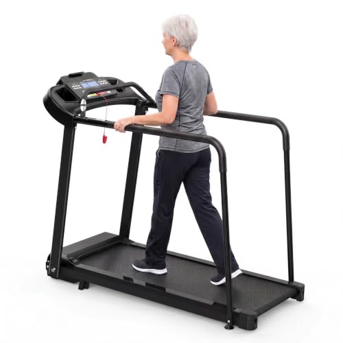 Lastforever Treadmill for Home with Extended Handrails & Senior Friendly
