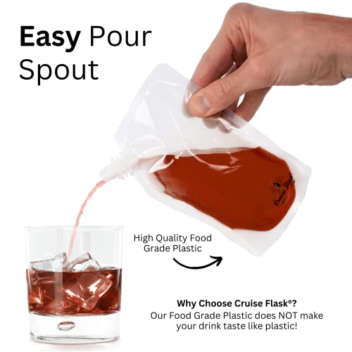 Collapsible Reusable Foldable Eco-Friendly 8 Oz Water Bottle – BPA Free - (3 pack)