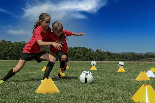 Kwik Goal Jumbo Disc Cones, Pack of 12 - color: Yellow