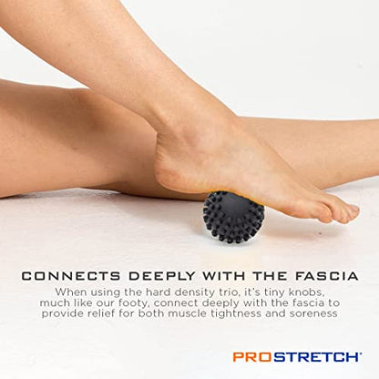 ProStretch Trio, Massage Ball Set for Muscle Knots & Plantar Fasciitis
