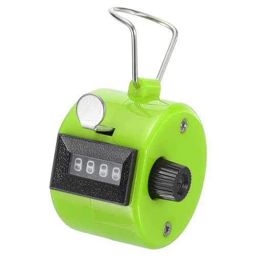 PATIKIL Clicker Counter, Handheld Tally Counter Mechanical Click Pitch Counter for Coaching Knitting, Golf, Lap, Fishing - color: Green