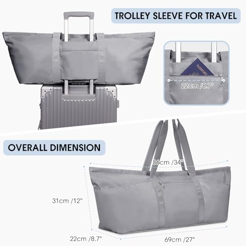 sportsnew Large Yoga Mat Bag Trolley Sleeve Gym Carrier Shoe Bag Wet Pocket - color: Grey