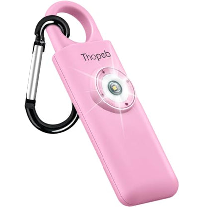 Personal Safety Alarm for Women – Superior Loud Siren & SOS Strobe - color: Pink