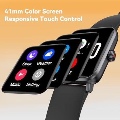 Pedometer Watch, No App No Phone Required, Senior Friendly, Step Counter - color: Black