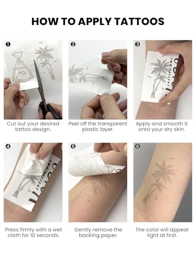 Semi Permanent Tattoo, Personalized Quotes Texts Design, Small - color: why not