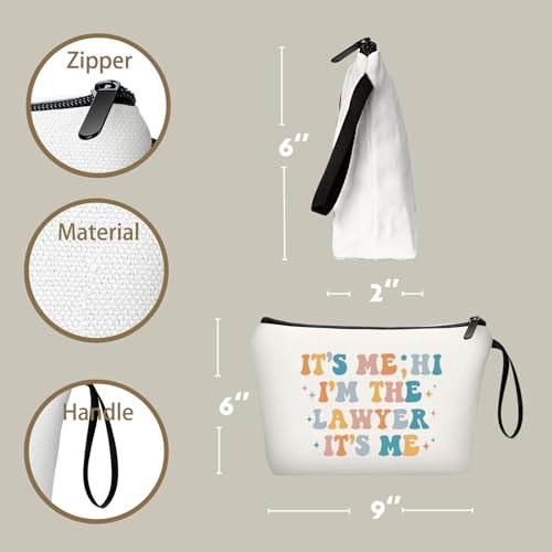 Lawyer Gifts for Wome, Small Cosmetic Makeup Bag - color: lawyer116