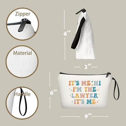 Lawyer Gifts for Wome, Small Cosmetic Makeup Bag - color: lawyer116