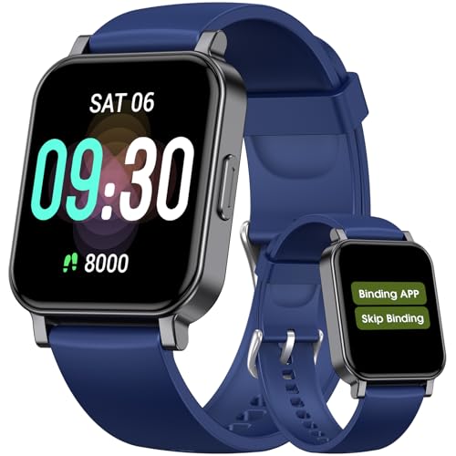 Pedometer Watch Senior Friendly No App No Phone Required, Step Counter - color: Light Blue