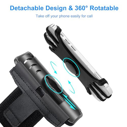 50 Pack Cell Phone Holder Armband - Reflective & Adjustable Wristband Strap Arm Bands Case Compatible with iPhone 16 15 14 13 12 Mini Pro Max Plus Samsung Galaxy Pixel for Workout Exercise Sports - color: 50 Pack Black