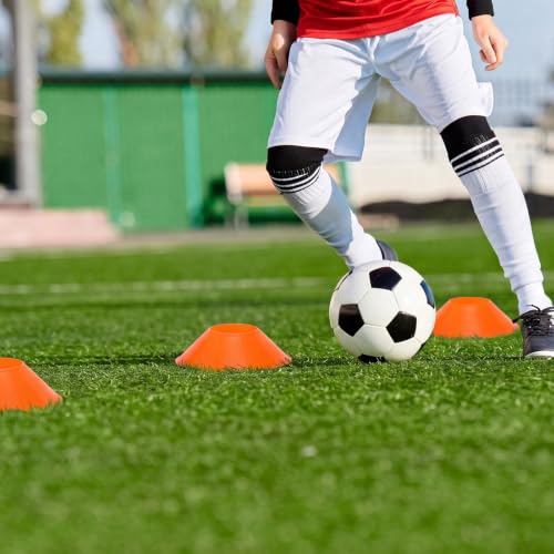 200 Pack Soccer Agility Cones with 2 Holders & 2 Mesh Bags