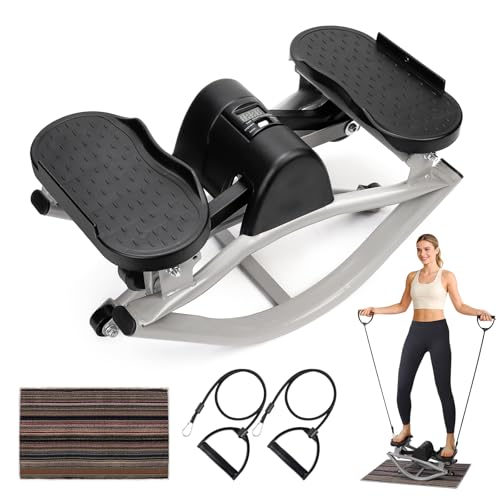 Rock Fitness Stepper, Lateral Step Rocker Side to Side for Exercise at Home