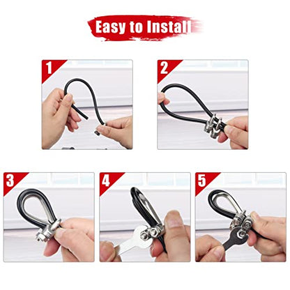 Fitness Pulley Cable 196 in, Adjustable Home Gym Cable Replacement - size: 196"