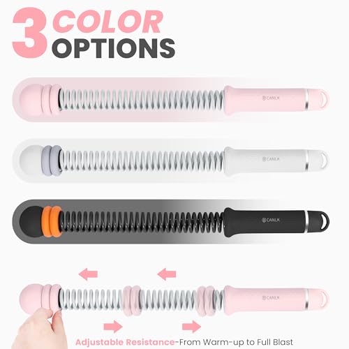 Ropeless Battle Ropes with Adjustable Weight, 2 Pack, Pink - color: Pink