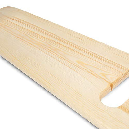 DMI Transfer Board and Slide Board made of Heavy-Duty Wood for Patient, Senior and Handicap Move Assist and Slide Transfers, Holds up to 440 Pounds, FSA HSA Eligible, 1 Cut out Handle, 24 x 8 x .75 - size: 24"
