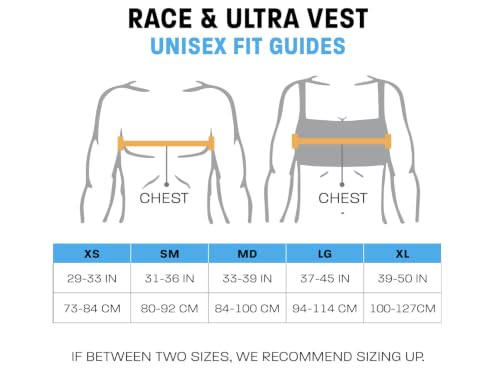 Ultimate Direction Adventure Vest | 17 Liter Capacity Hydration Pack for Running, Hiking & Fastpacking - Includes 2 Soft Flasks - color: White, size: Small