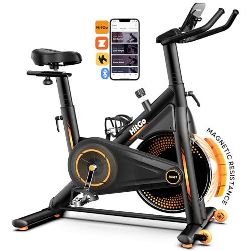 HitGo Office Exercise Bike Desk Chair,330 lbs Heavy Duty Under Desk Bike with 9-Level Height Adjustable Seat 24.4"-33.8",8-Level Resistance & Rolling Wheels,Quiet Fitness Chair for Home Office - color: B1Black